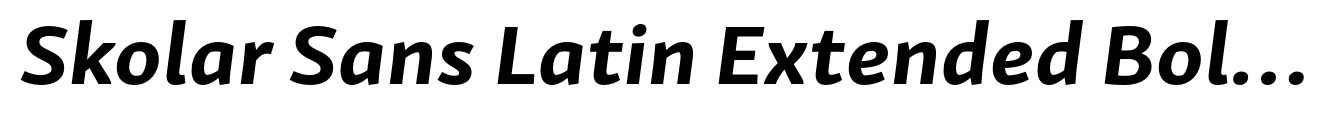 Skolar Sans Latin Extended Bold Italic
